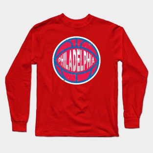 Philadelphia Basketball 1 Long Sleeve T-Shirt